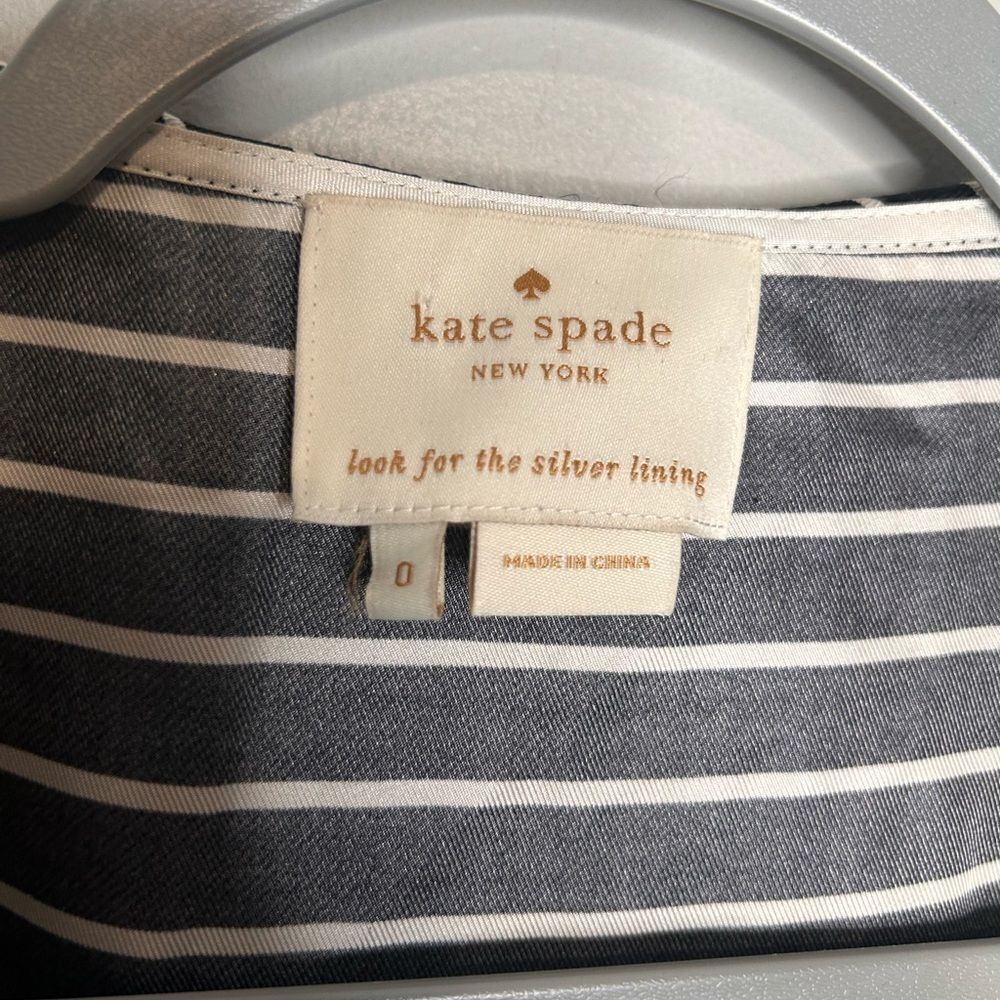 Kate Spade Daniella Striped Wrap Dress - Picture 3 of 5